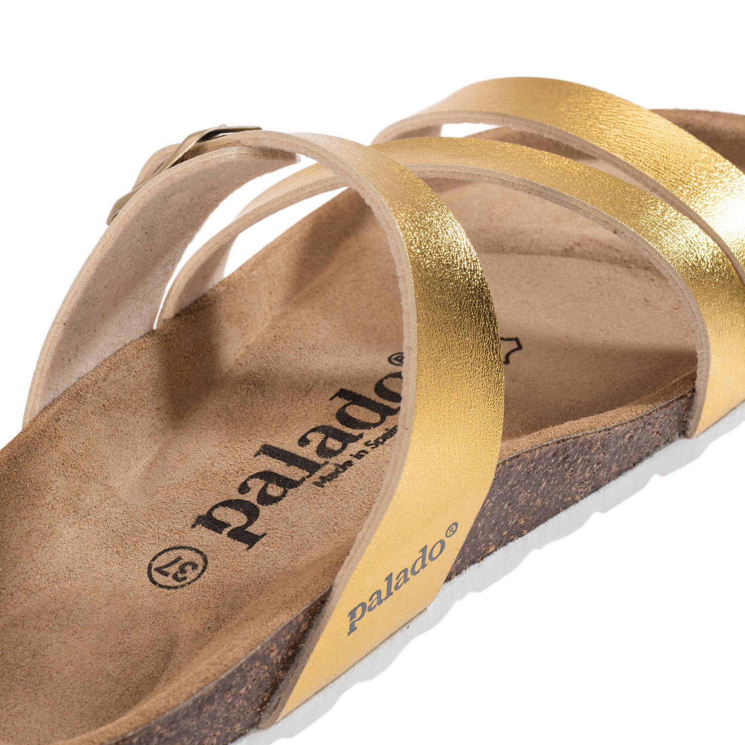 Palado Ikaria Metallic, Pantoletten, Damen, Gold