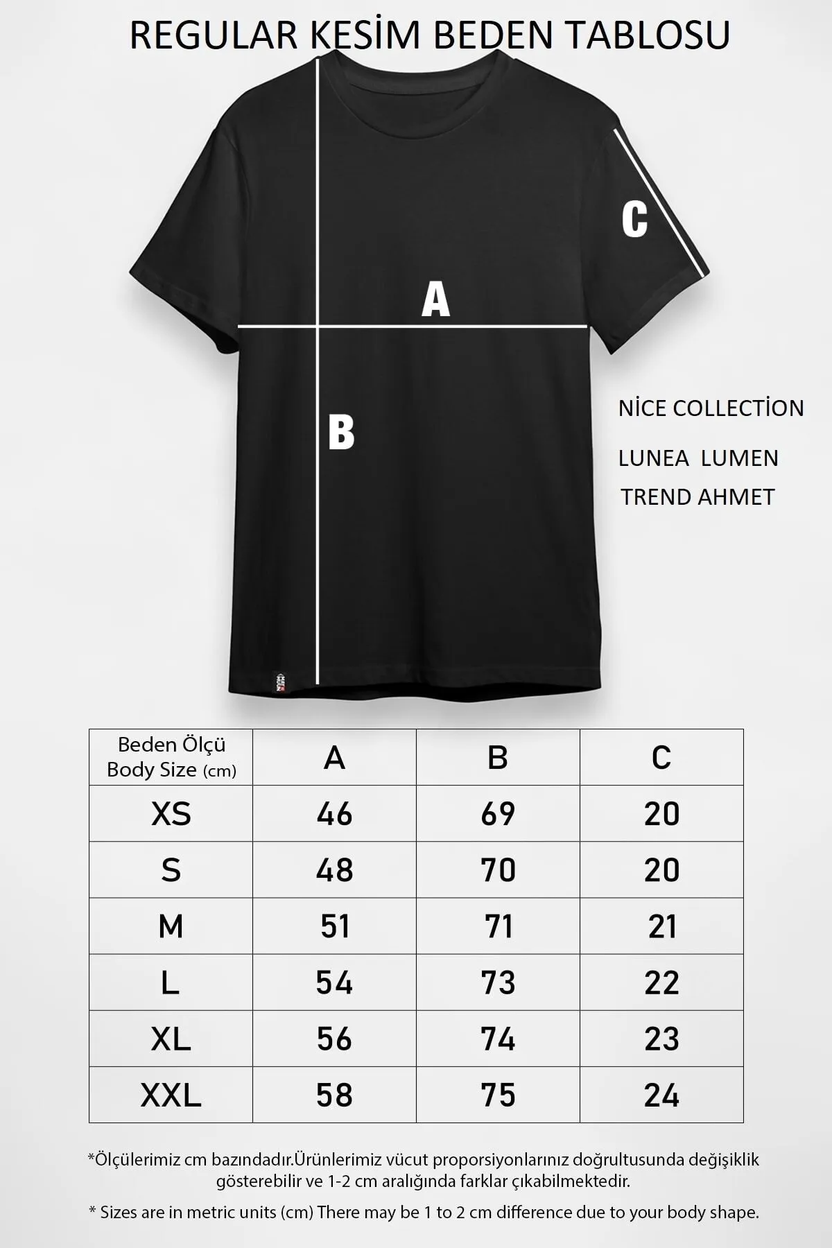 Trend Alaçatı Stili  Beigefarbenes Oversize-T-Shirt aus 100 % Baumwolle mit Rundhalsausschnitt vorne und hinten und Flockdruck für Damen ALC-X7982