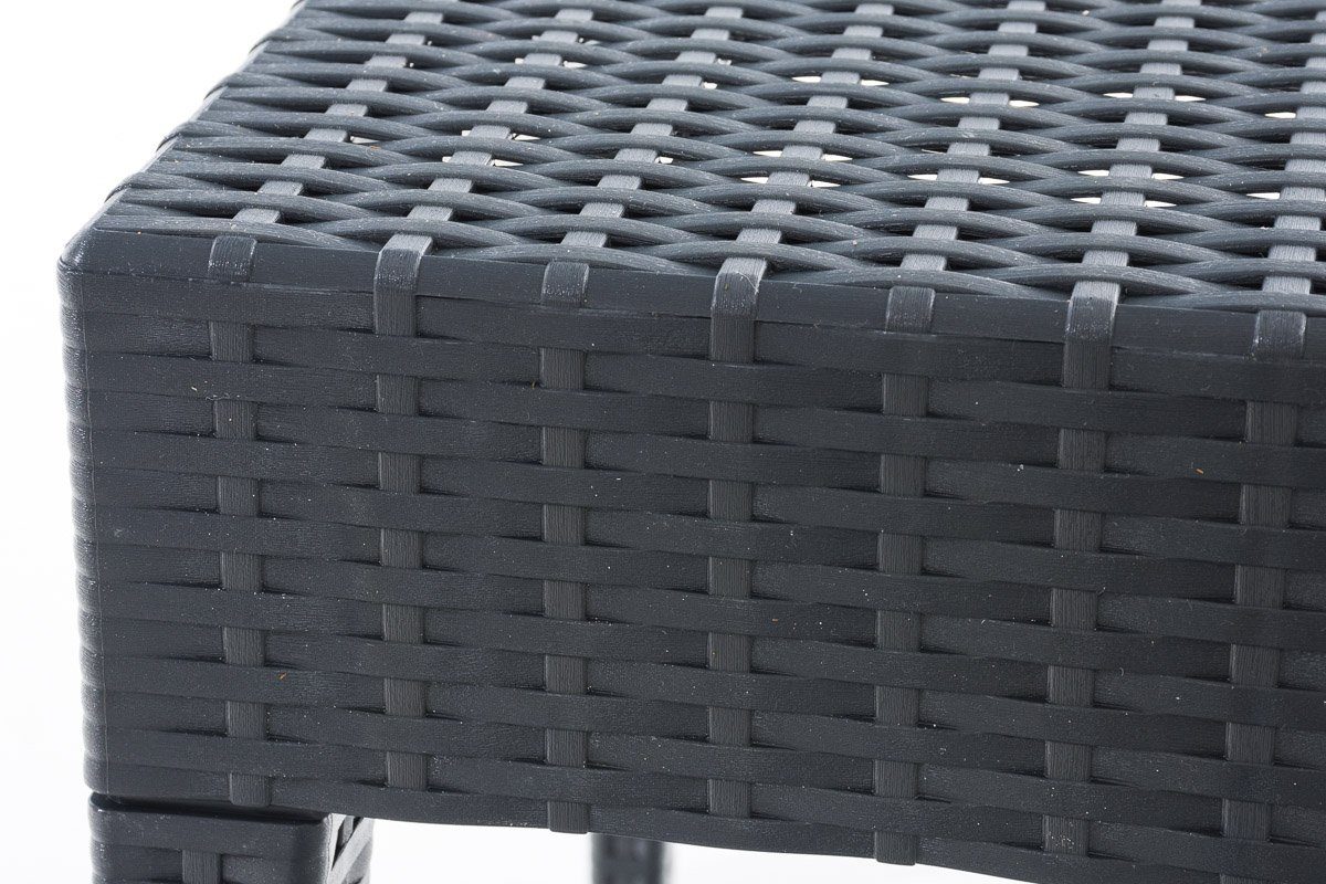 CLP Gartentisch Miami Polyrattan, aus Kunststoff stapelbar