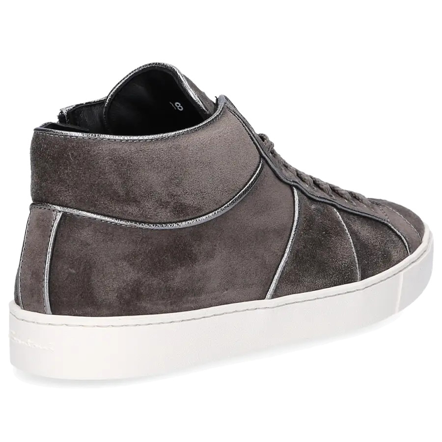 Santoni - Sneaker high 60429 taupe - grau