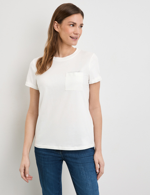T-Shirt mit Ziersteinchen
