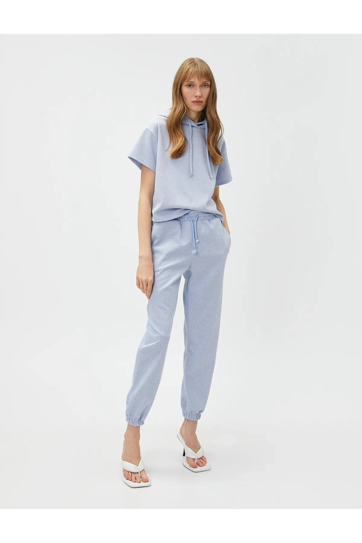 Koton  Jogger-Jogginghose mit Bindetasche an der Taille
