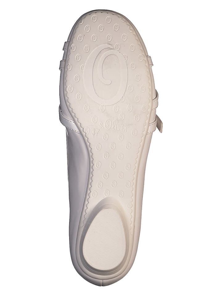 s.Oliver Ballerinas in Weiß günstig kaufen