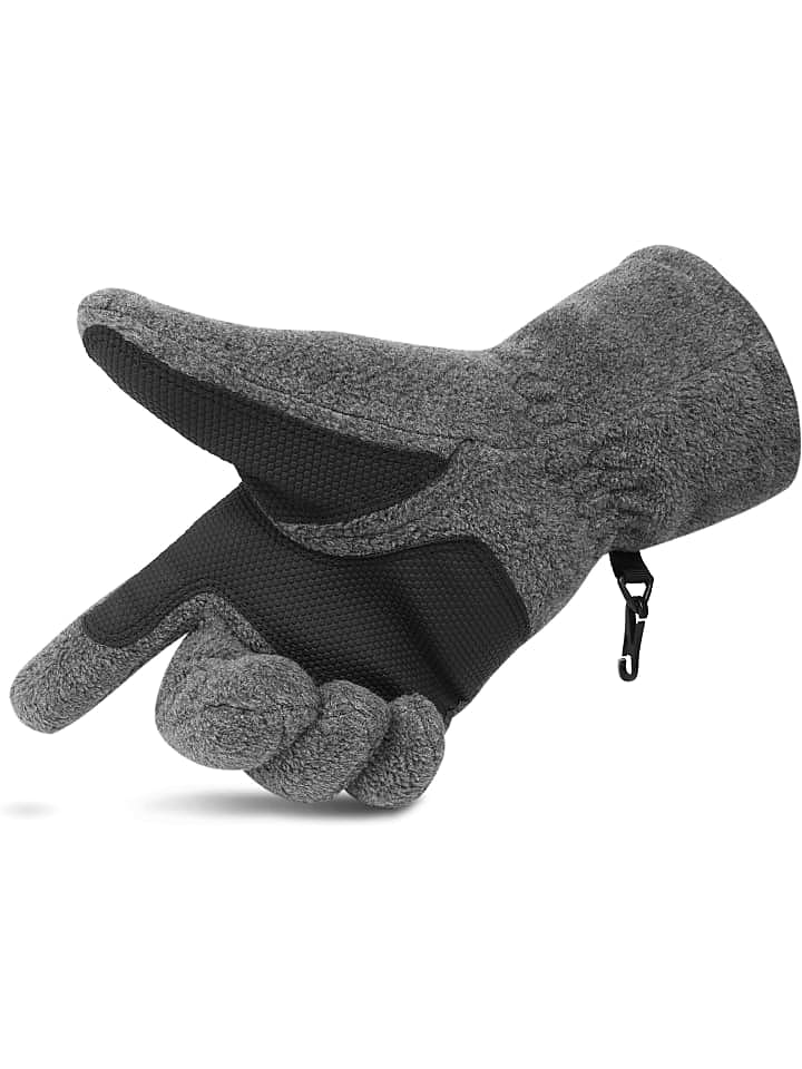 Normani Outdoor Sports Fleece Handschuhe Nuuk in Grau günstig kaufen M