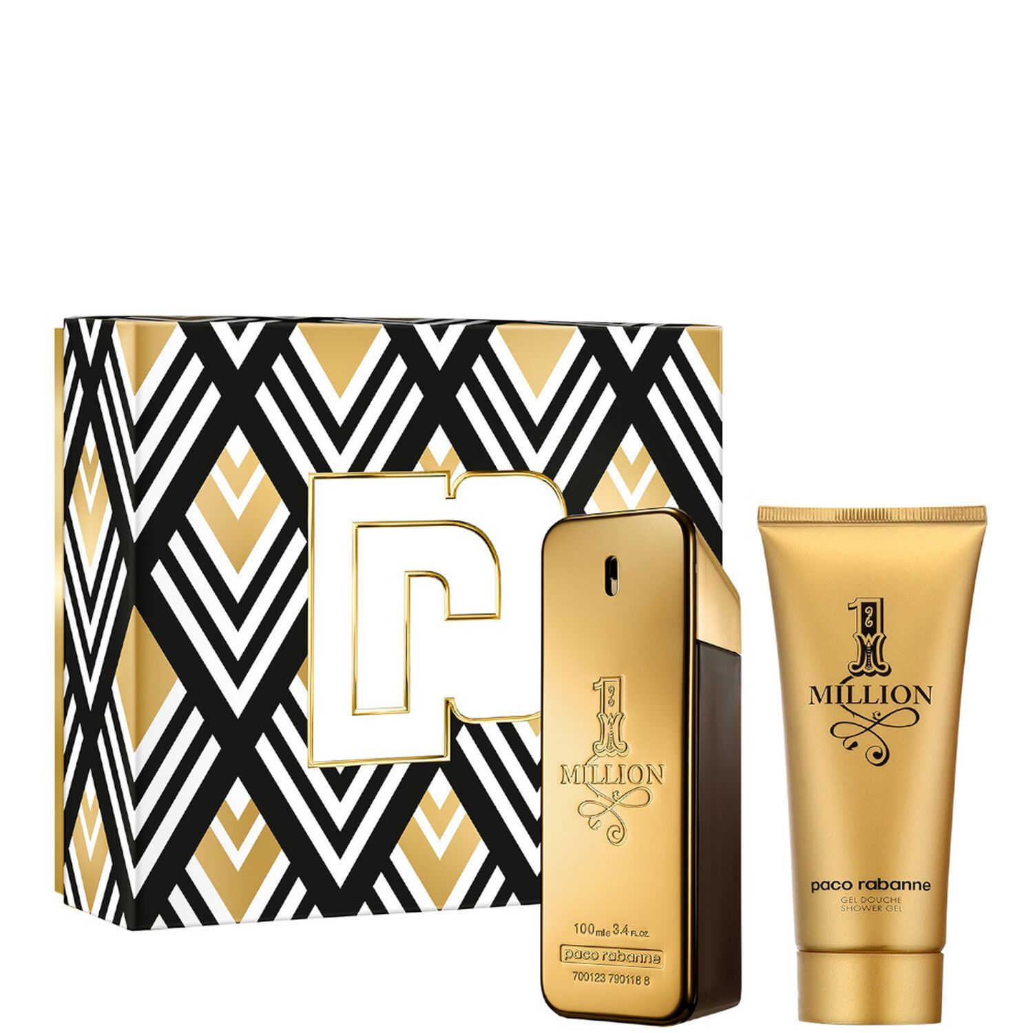 Paco Rabanne 1 Million Coffret Eau de Toilette 100 ml + Gel Douche 100 ml