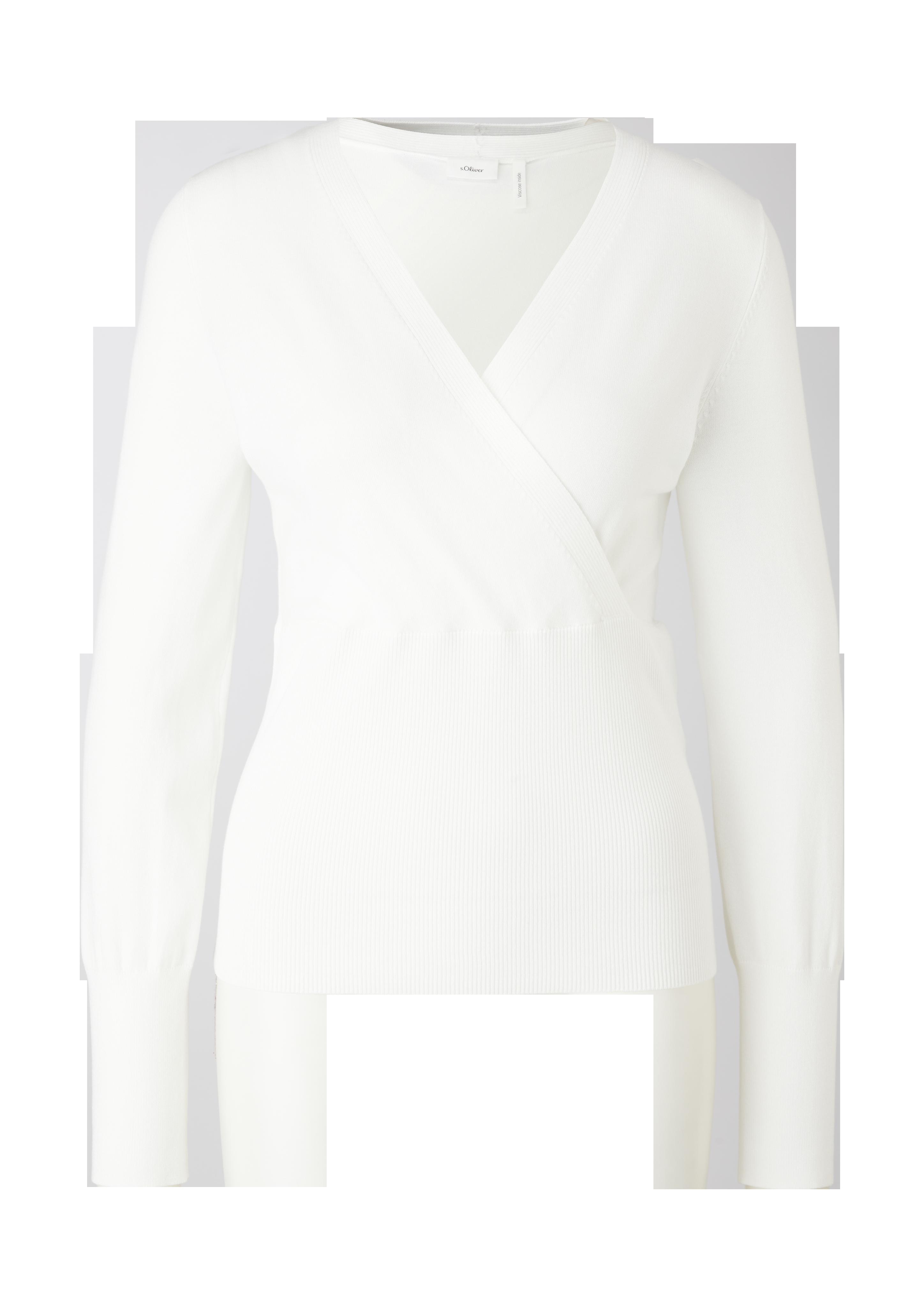 Pullover mit Wickeloptik  2119754-0200