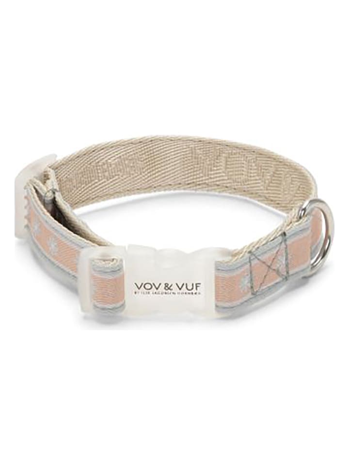 VOV & VUF Hundehalsband in Rosa/ Hellblau günstig kaufen