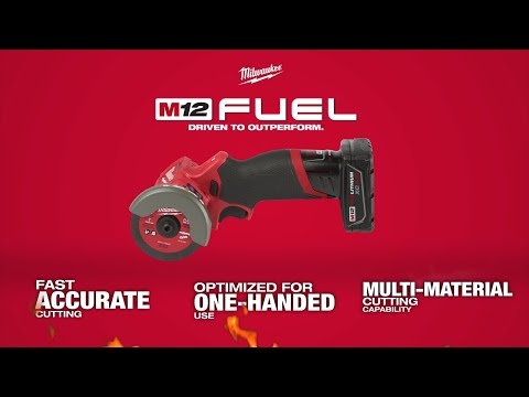 Milwaukee 4933464619 M12 FCOT-422X Fuel Subcompact Grinder 12V 4.0/2.0Ah Li-Ion in HD Box