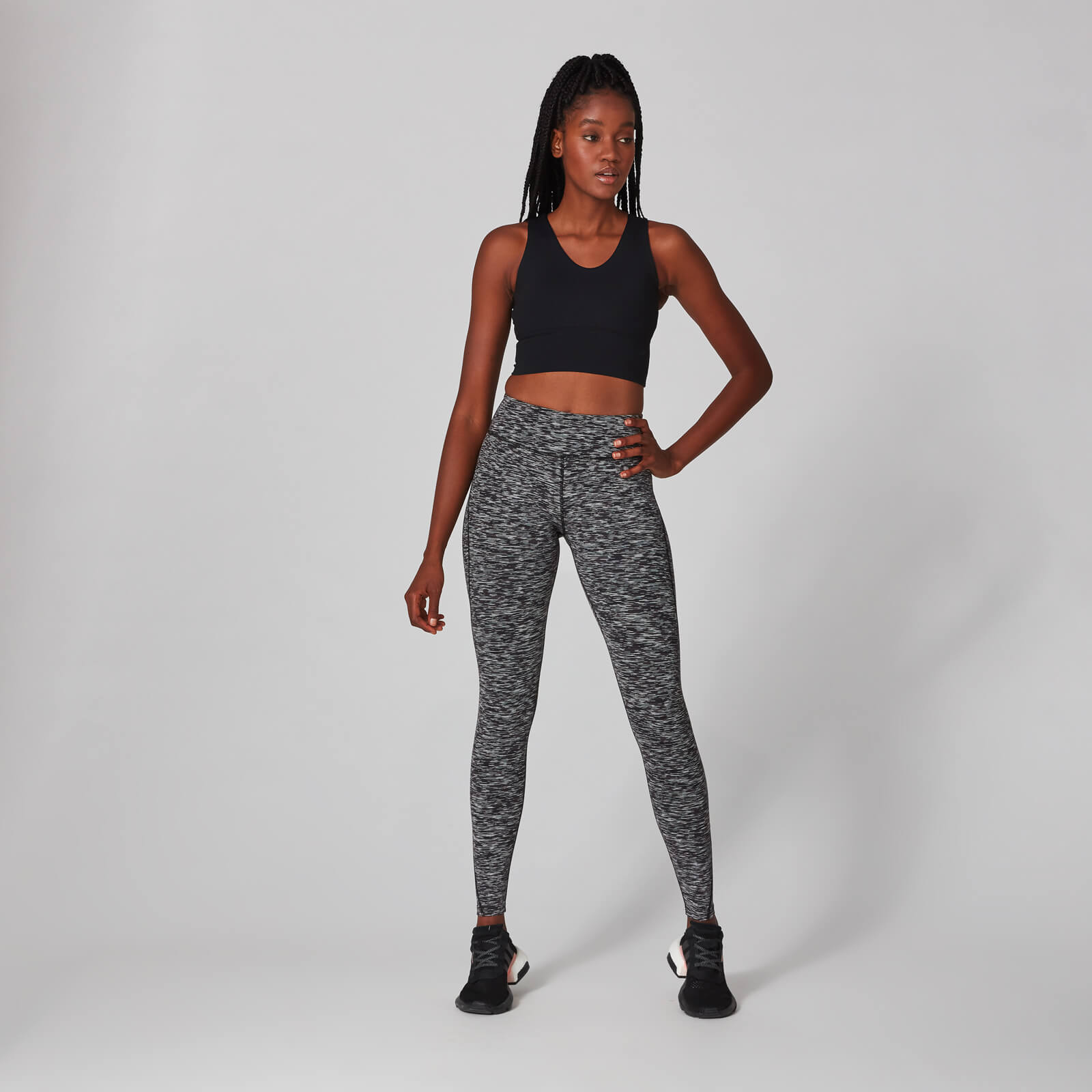 Legging MP Power pour femmes – Noir Space Dye