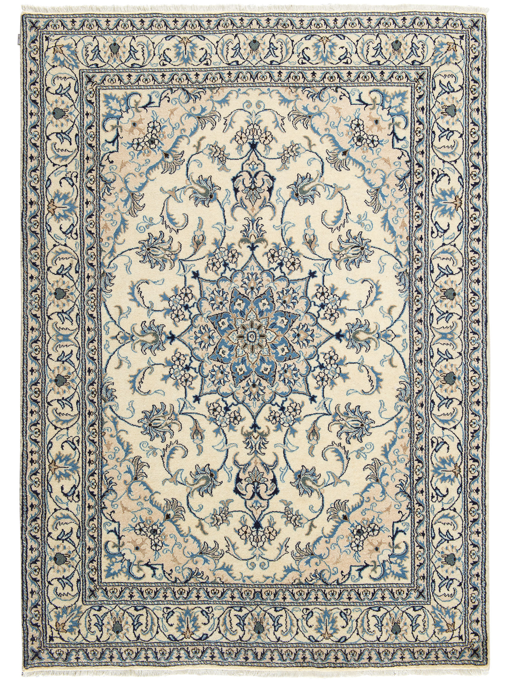 Kaschmar Nain 12 Lah ca. 165 x 238 cm, Unikat / Einzelstück