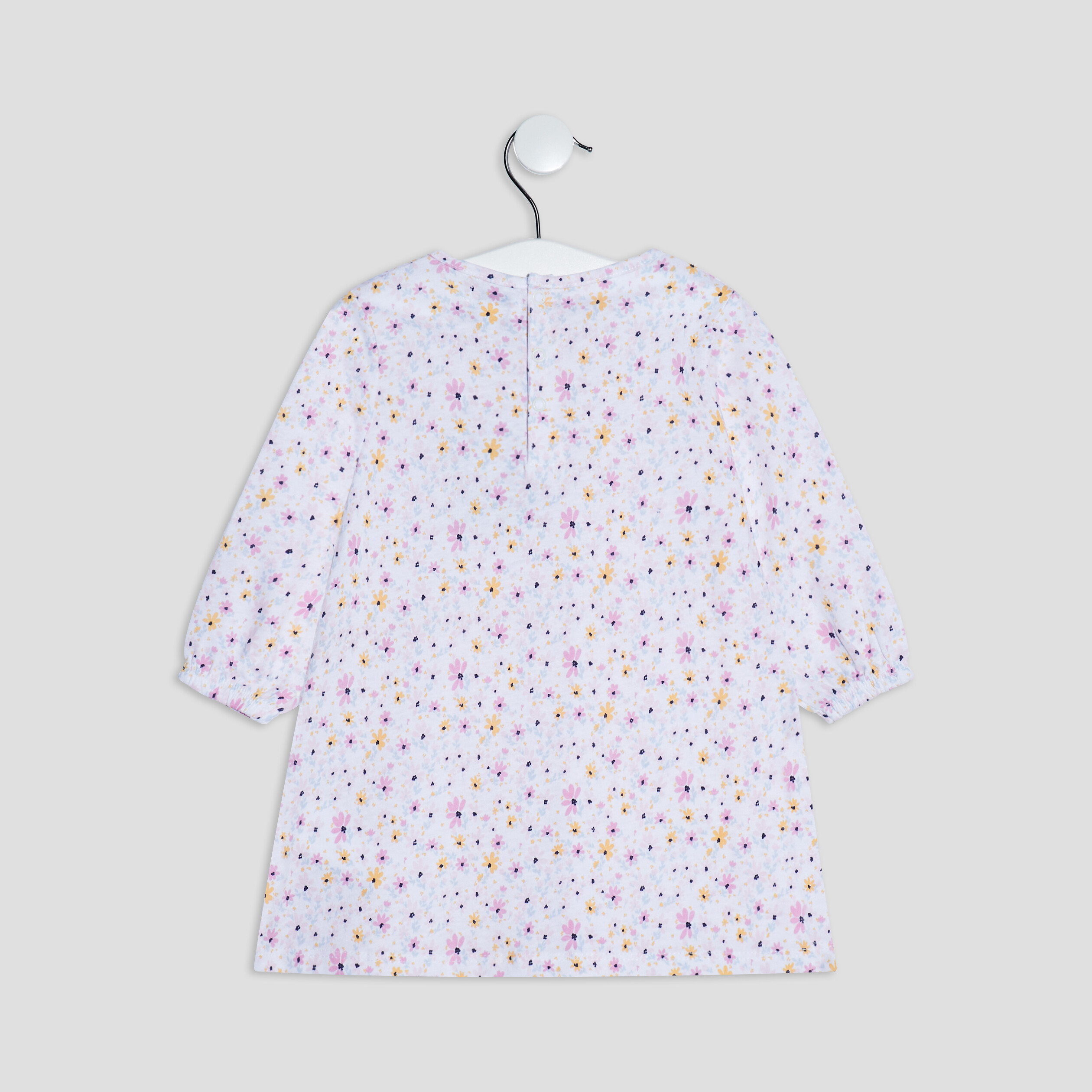 Ensemble 2 pièces robe et legging ecru bébé fille | La Halle