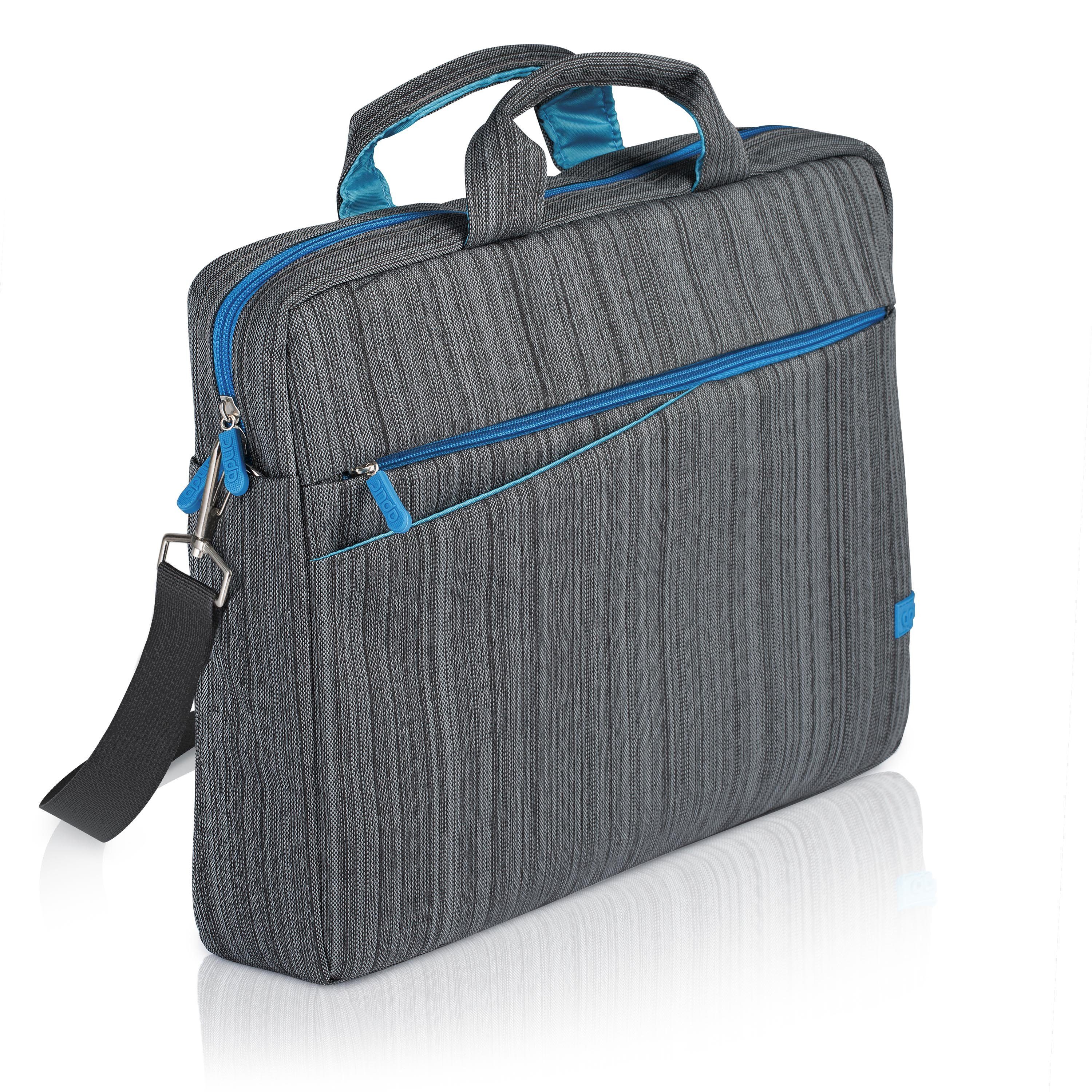 Aplic Laptoptasche, Notebooktasche mit Zubehörfächern für Laptops bis 17,3