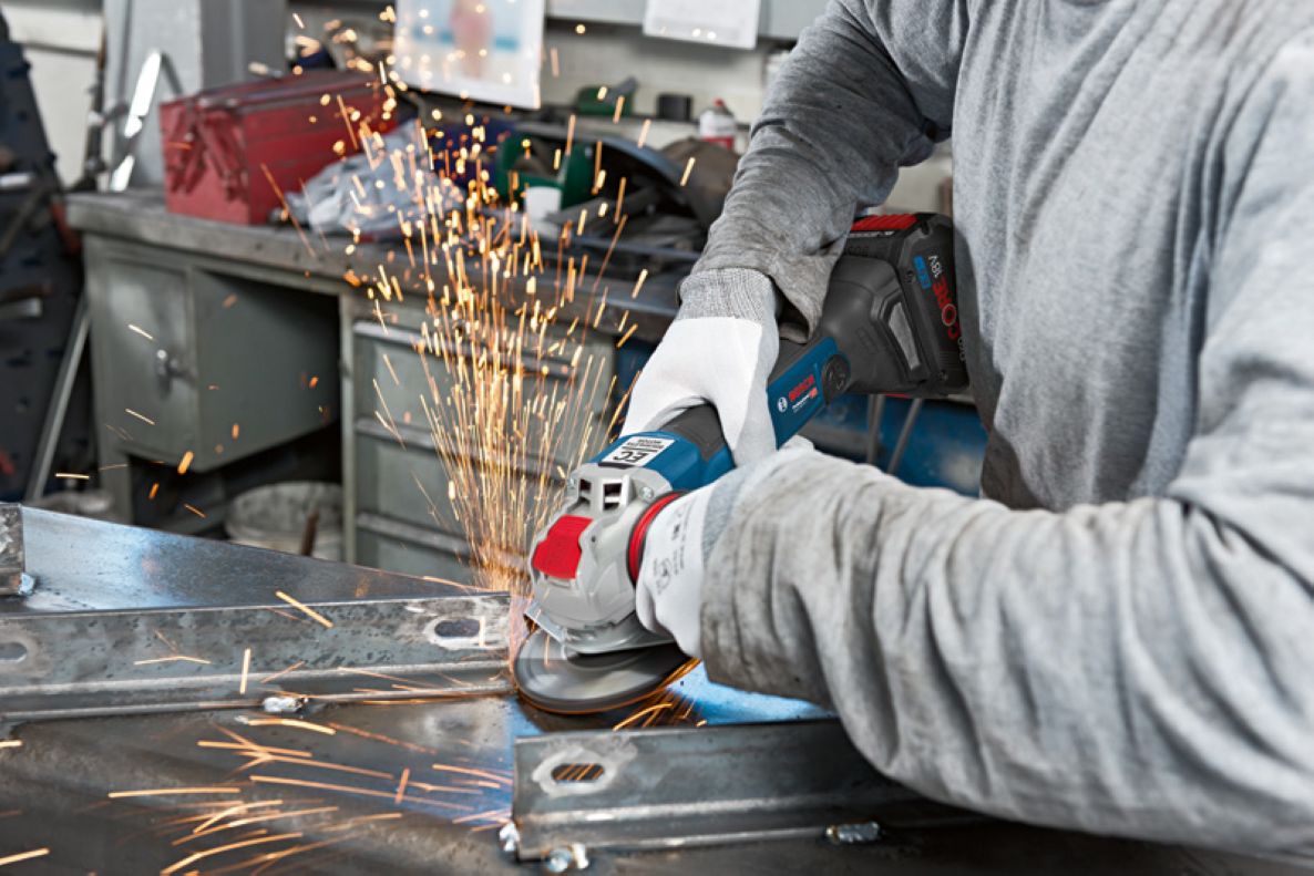 Bosch Blue 06017B0100 X-LOCK GWX 18 V-10 Akumulatorska kutna brusilica bez baterija + punjač