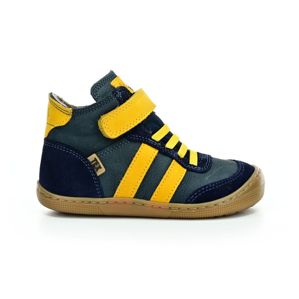 Koel4kids Daniel 2.0 WP Felt blaue Winterbarfußschuhe