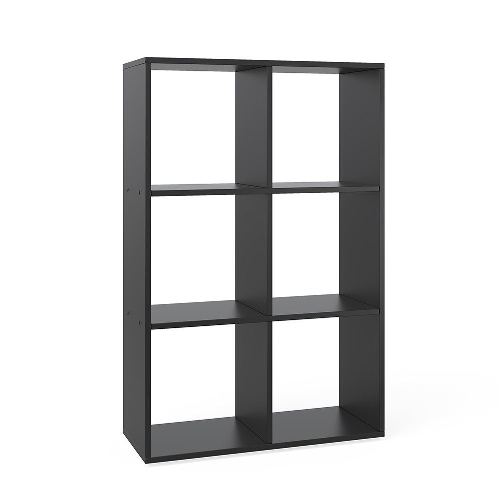 Vicco Raumteiler Würfelregal Bücherregal Schwarz