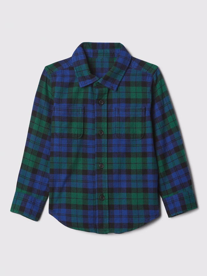 GAP Hemd in Dunkelblau/ Grün günstig kaufen 92