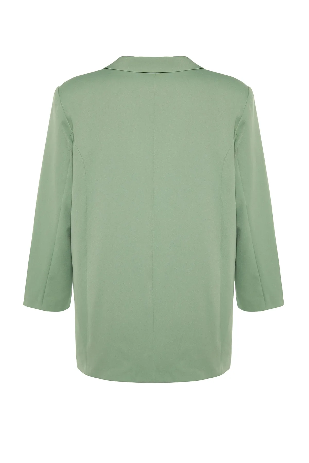 Trendyol Curve  Grüne Oversize-Blazerjacke TBBAW23AG00006