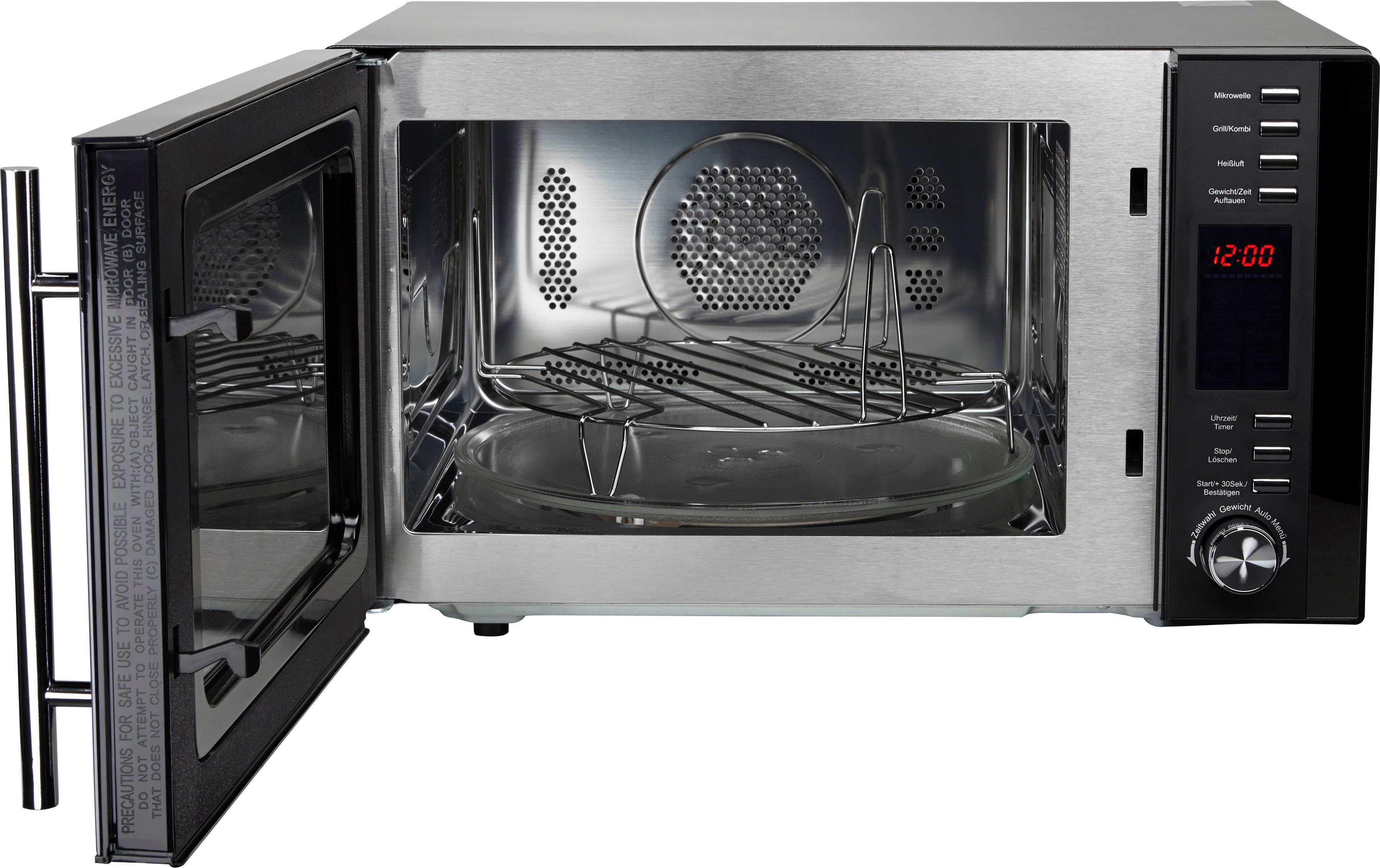 Privileg Mikrowelle 285902, Grill und Heißluft, 25 l, 3-in-1 Gerät