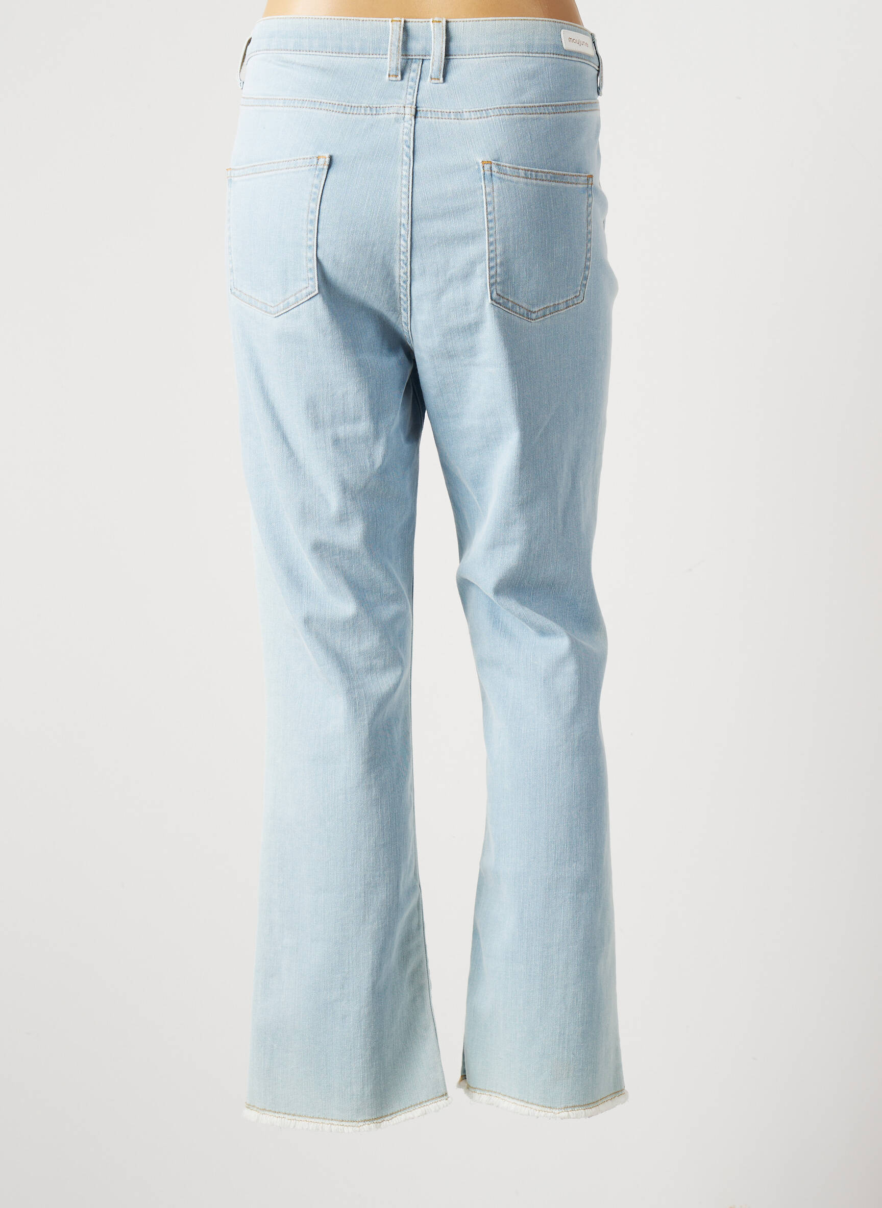 Mayjune Jeans Coupe Droite Femme couleur bleu