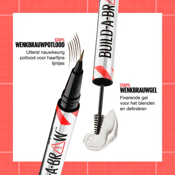Maybelline New York Build-A-Brow 255 Soft Brown Szemöldök gél