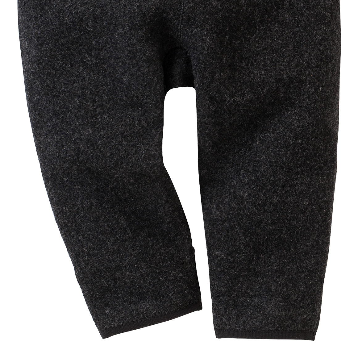 Baby Wollwalk-Latzhose mit Umschlagbündchen