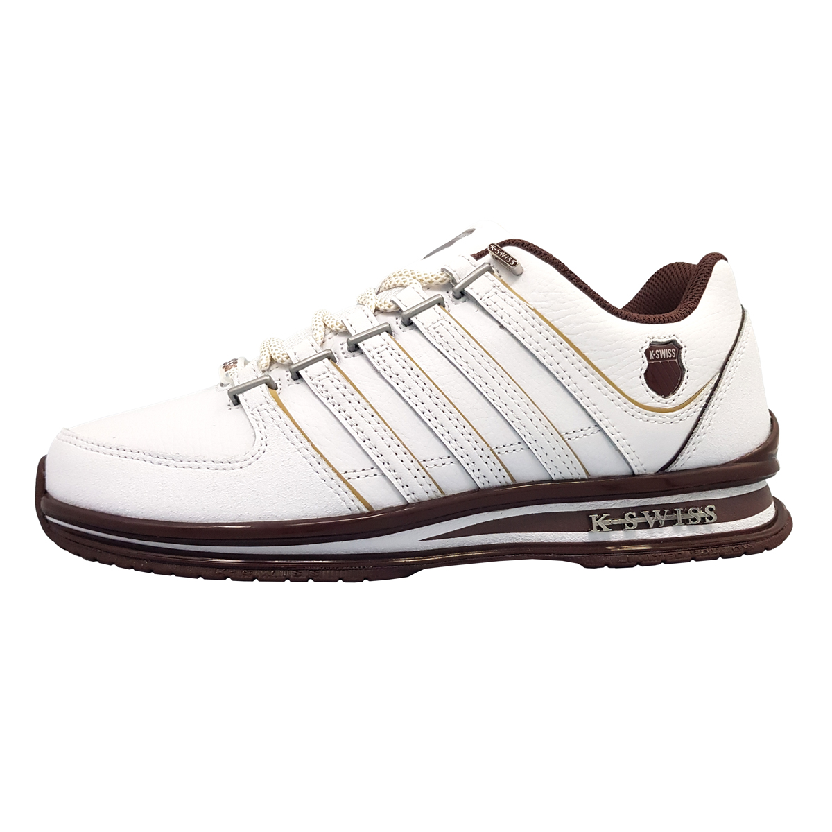 K-Swiss 01235-172-M Weiß white/brown