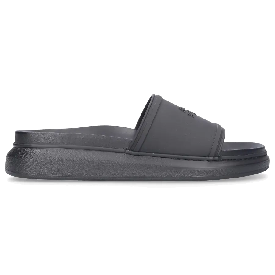 Alexander McQueen - Sandalen HYBRID OVERSIZED Gummi - schwarz