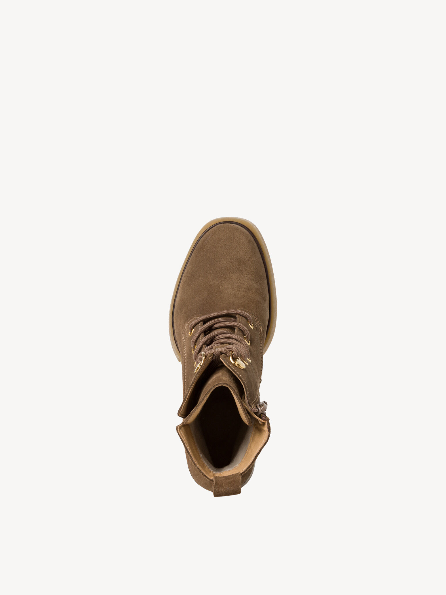 Bottine en cuir - marron