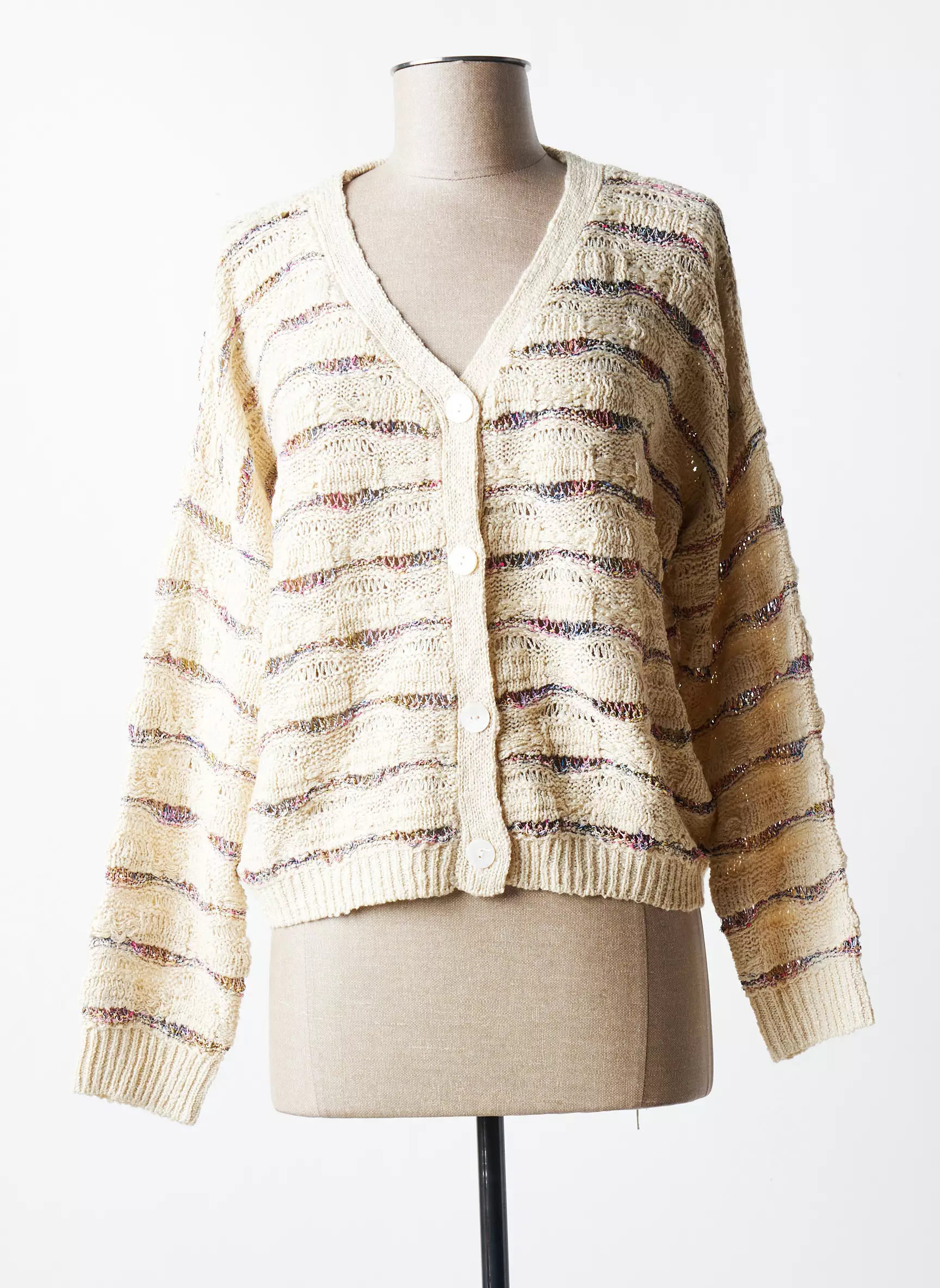 Molly Bracken Cardigans Femme couleur beige