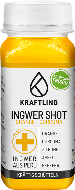 Kraftling Ingwershot Orange-Curcuma