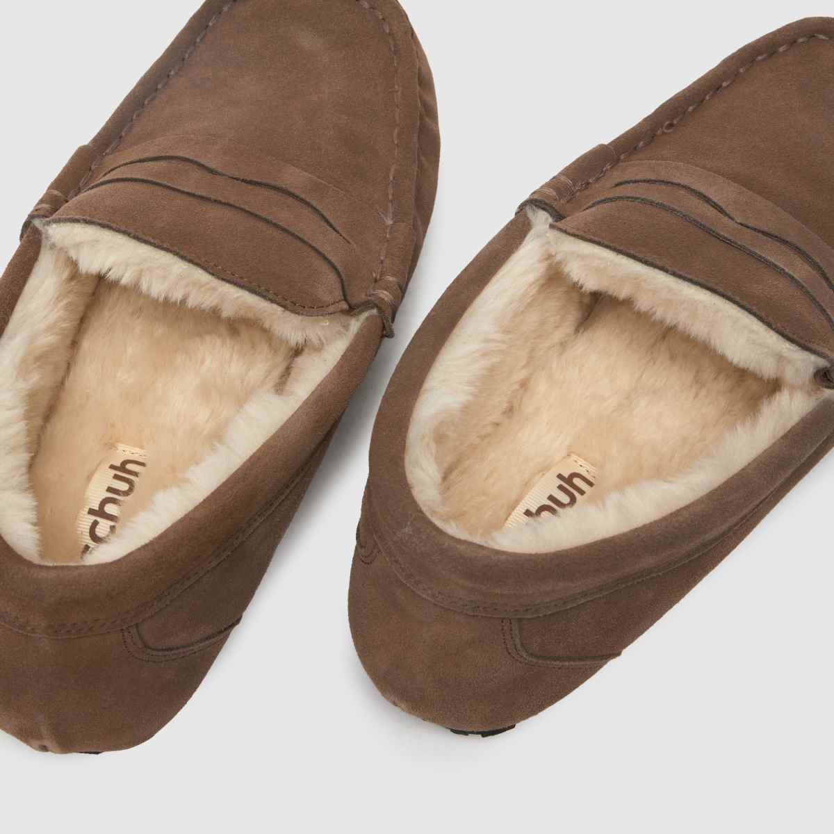 Schuh Stefan – Mockamockasiner i taupe