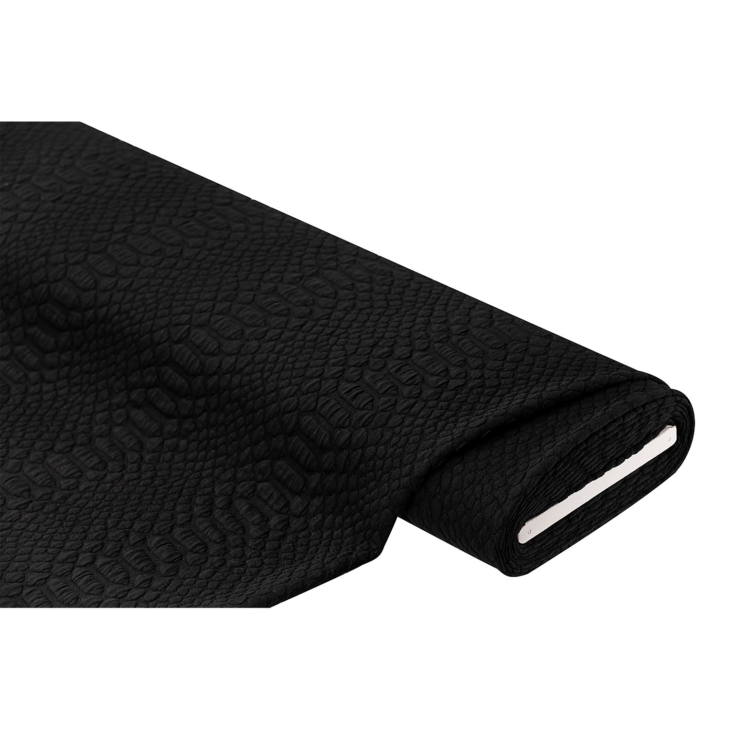 Jacquard-Jersey, schwarz