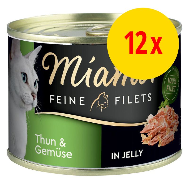 Sparpaket Miamor Feine Filets 12 x 185 g in Jelly