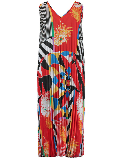 Ärmelloses Plisseekleid