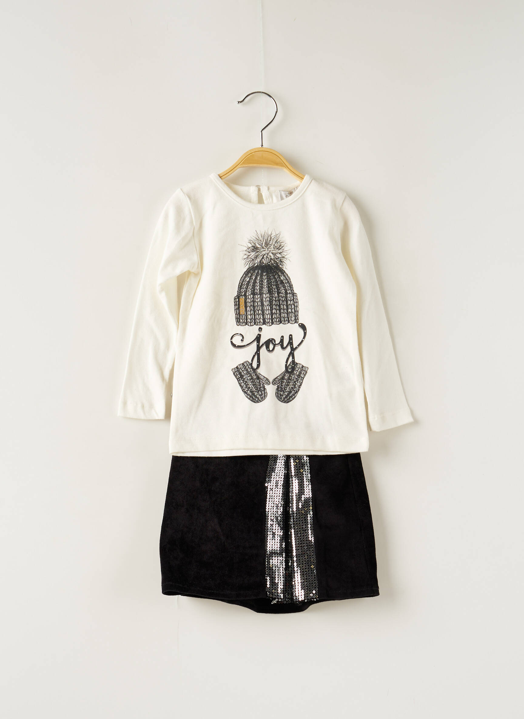 Best Girls T Shirt Jupe Fille couleur beige