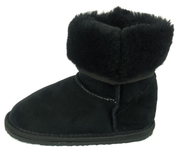 ZeaZoo |k ~ Winter-Boot Dingo mit Fell ~ Schwarz