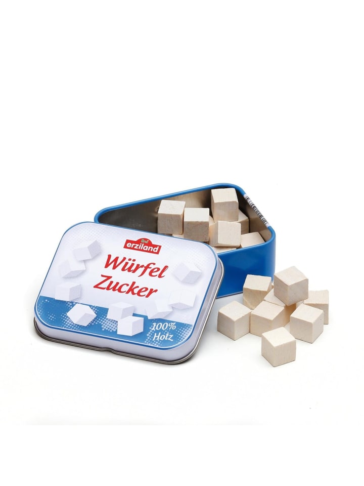 Erzi Würfelzucker in der Dose für Kaufladenzubehör in weiß günstig kaufen onesize