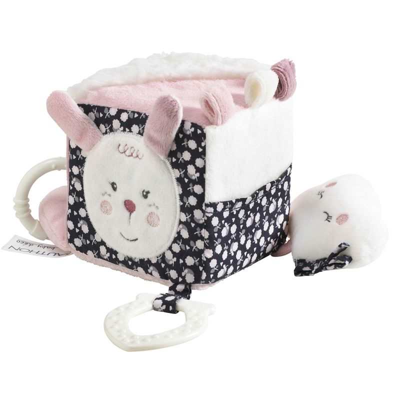 Cube d'activités Motif fleuri Miss fleur de lune