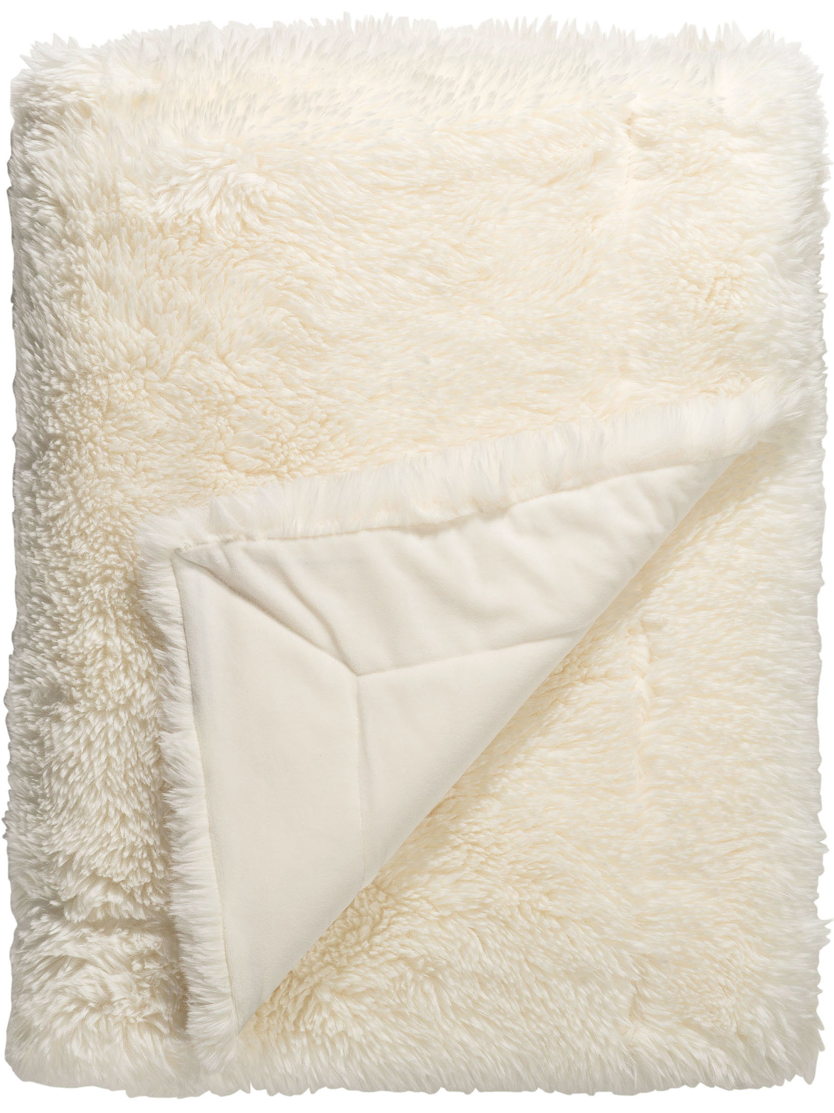 Fluffy Decke, Offwhite
