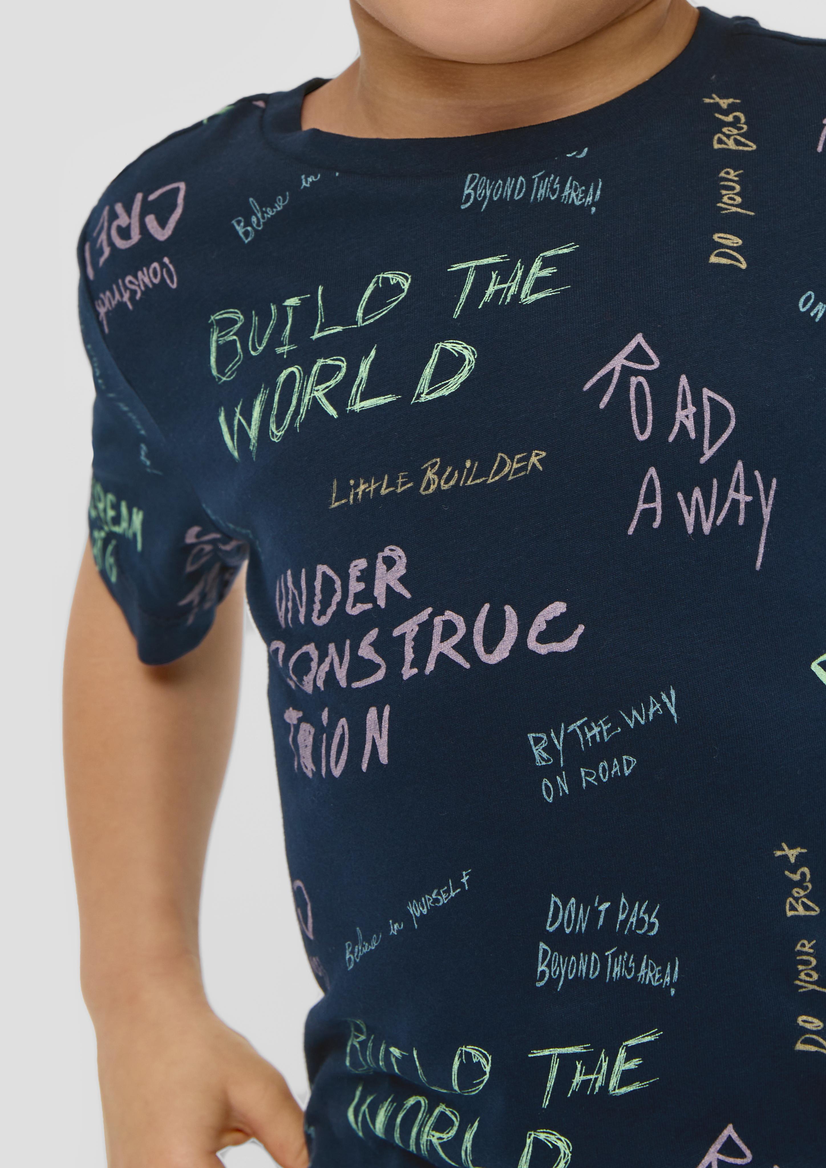 T-Shirt mit All-over-Print  2140421-59A1