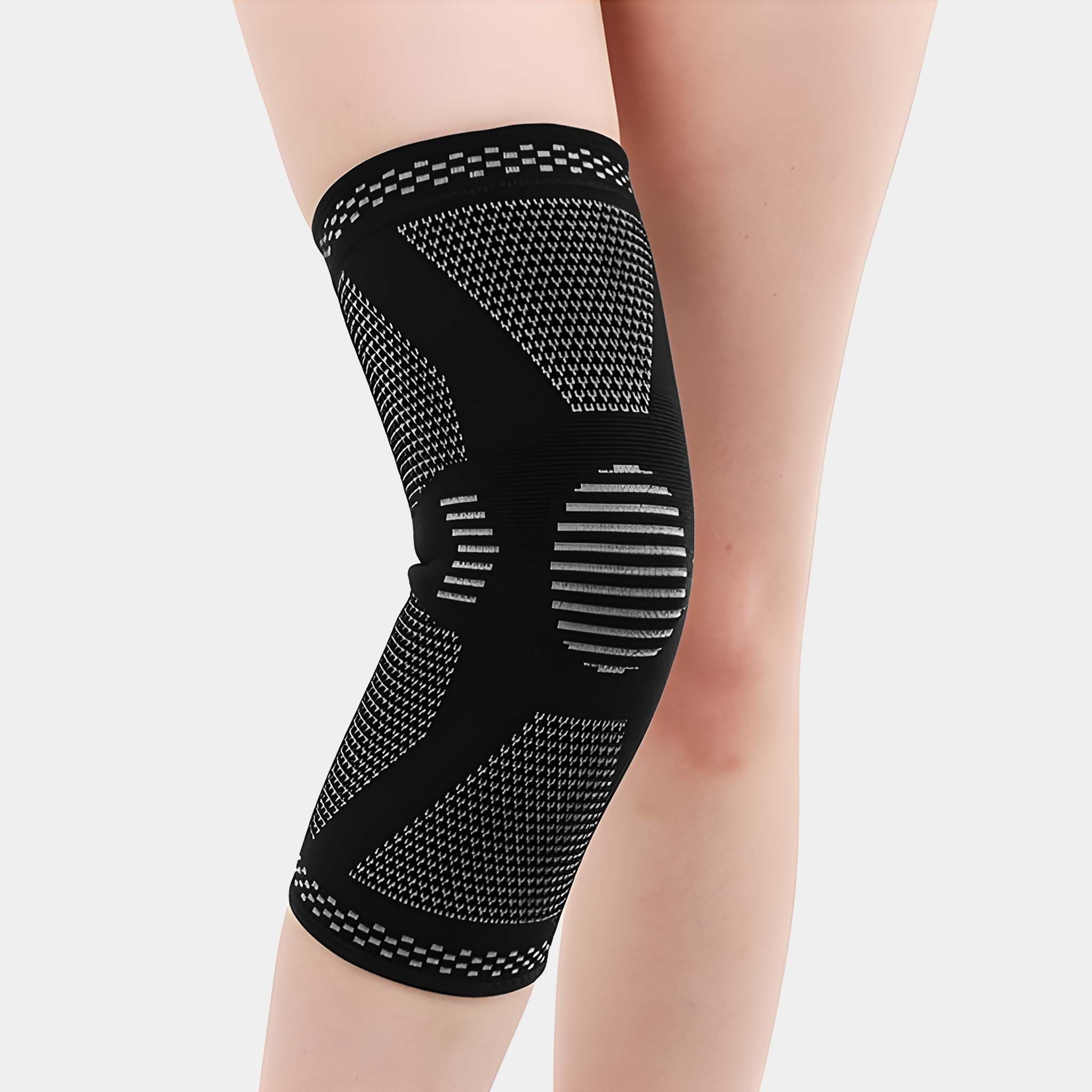 shapevital.de Kniebandage SHAPEVITAL rutschfeste Kniestützbandage mit Kompressionswirkung, einfach anzulegen, atmungsaktiv, leichtes Material