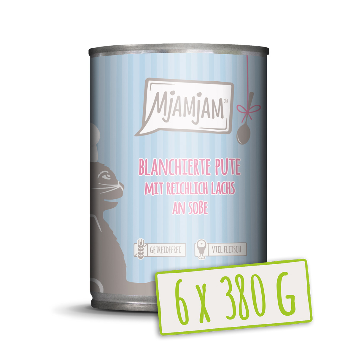 MjAMjAM blanchierte Pute mit Lachs an Soße. kaufen bei ZooRoyal