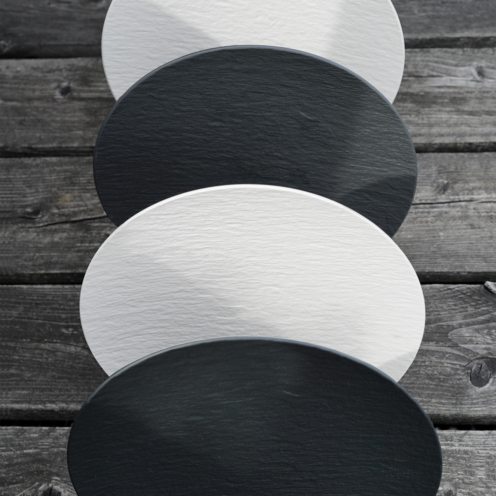 Villeroy & Boch Assiette à pain 6 pièces Manufacture Rock blanc Assiette