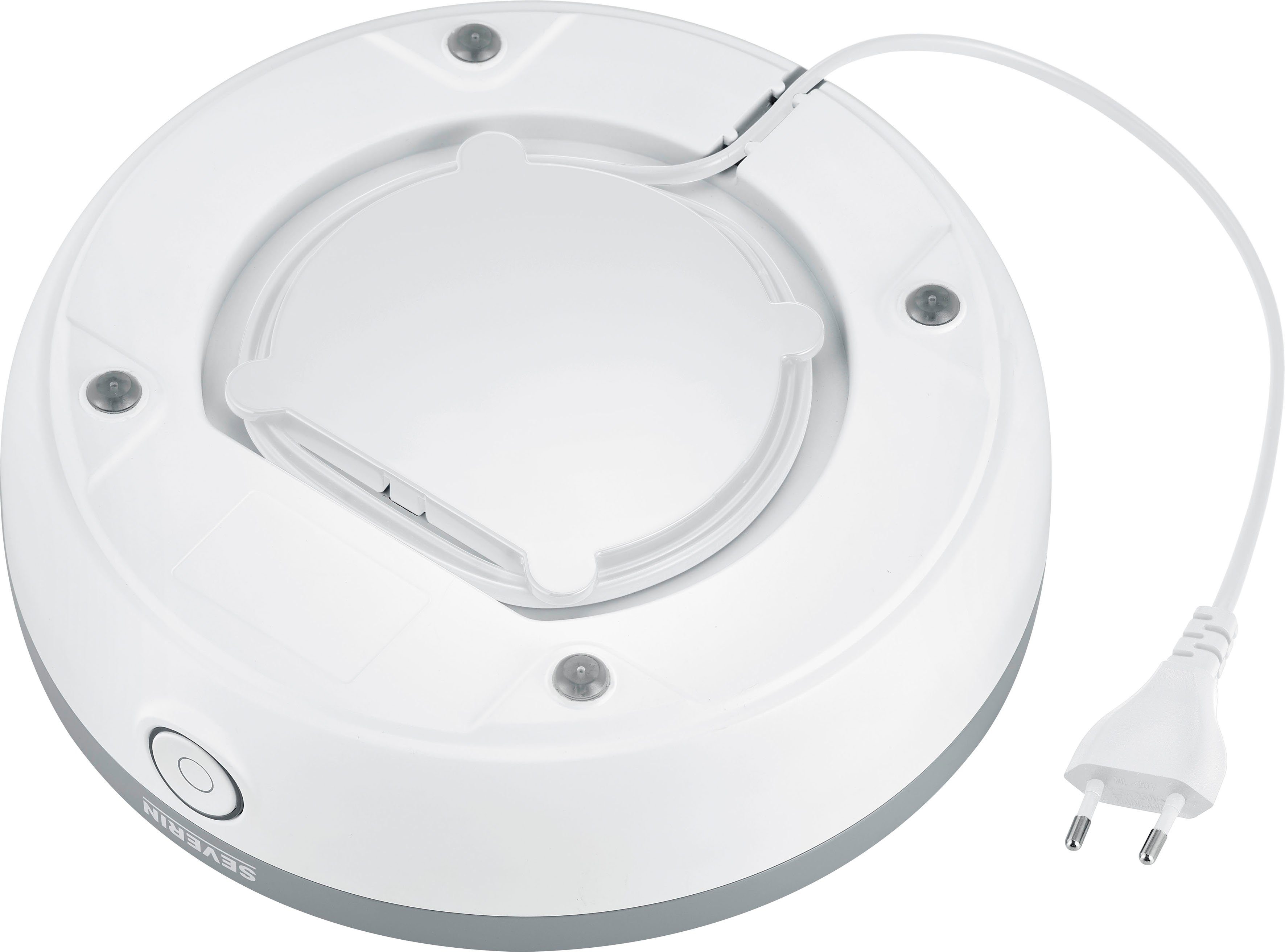 Severin Joghurtbereiter JG 3520, 14 Portionsbehälter, je 150 ml, 14 auslaufsichere Portionsgläser, transparenter Deckel