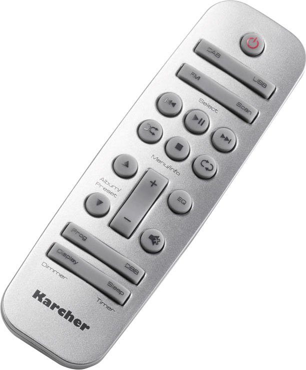 Karcher RA 2030D Digitalradio (DAB) (Digitalradio (DAB), UKW mit RDS, 2 W)