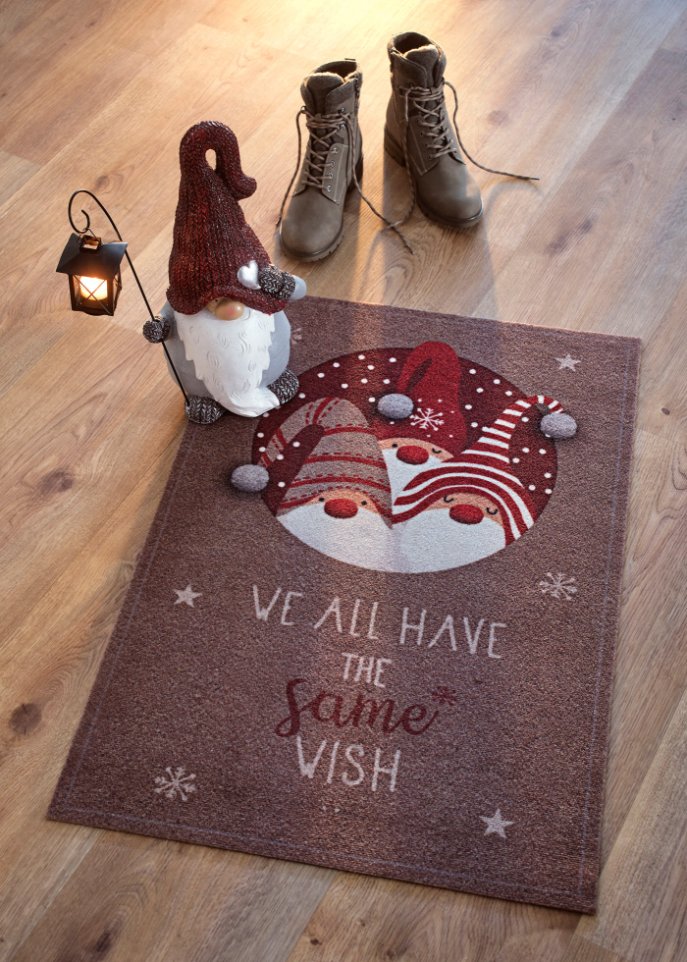 Teppich mit Weihnachtsmotiv
