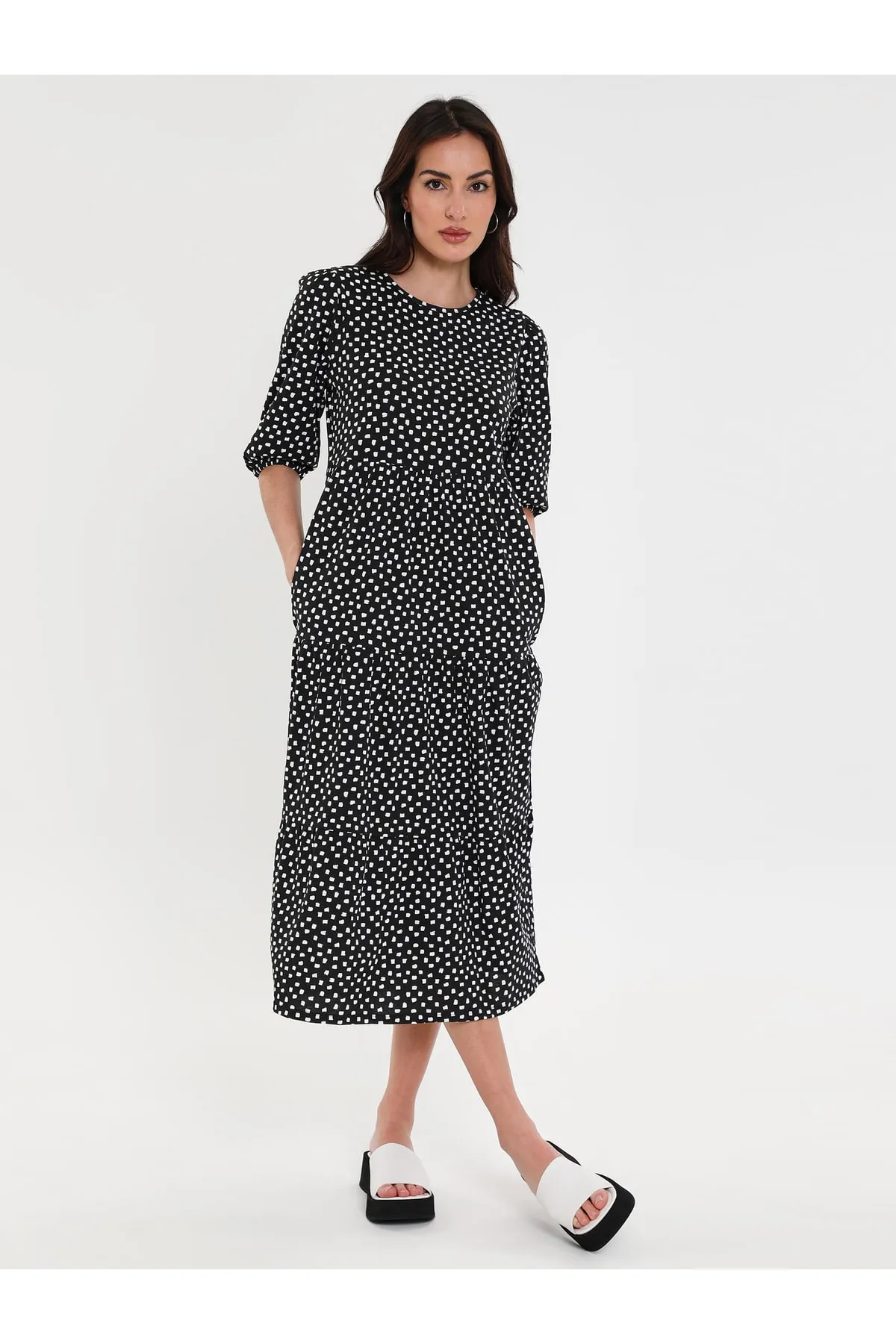 Threadbare  Kleid THB Finn Midi Tiered Dress