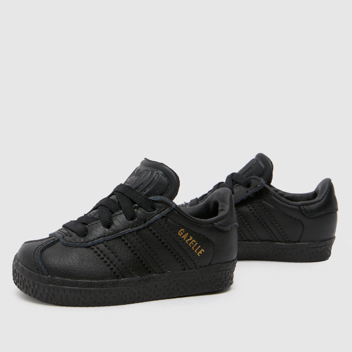adidas fekete Gazelle kisgyermek cipők