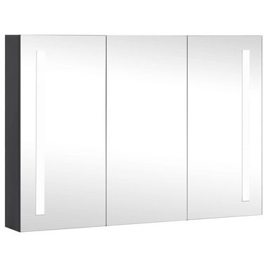 vidaXL Badezimmerspiegelschrank LED-Spiegelschrank fürs Bad 89x14x62 cm