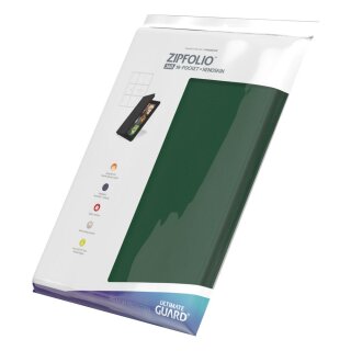Ultimate Guard 9-Pocket Zipfolio Xenoskin Grün